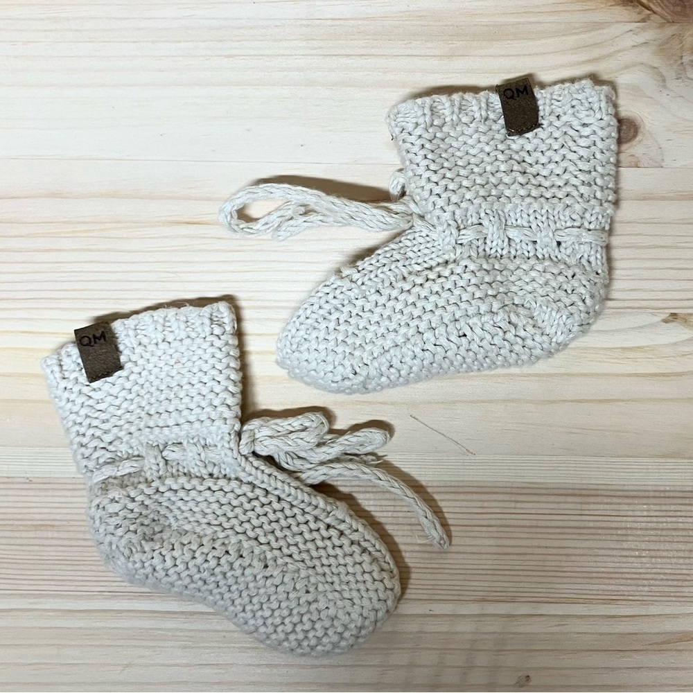 Quincy Mae knit booties